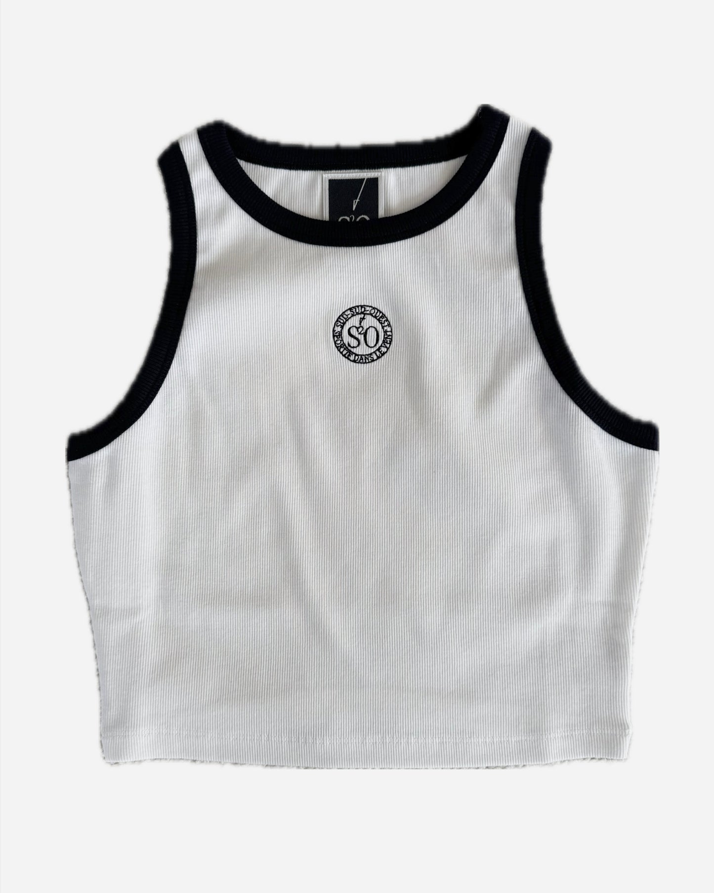 Cropped Rib Tank
