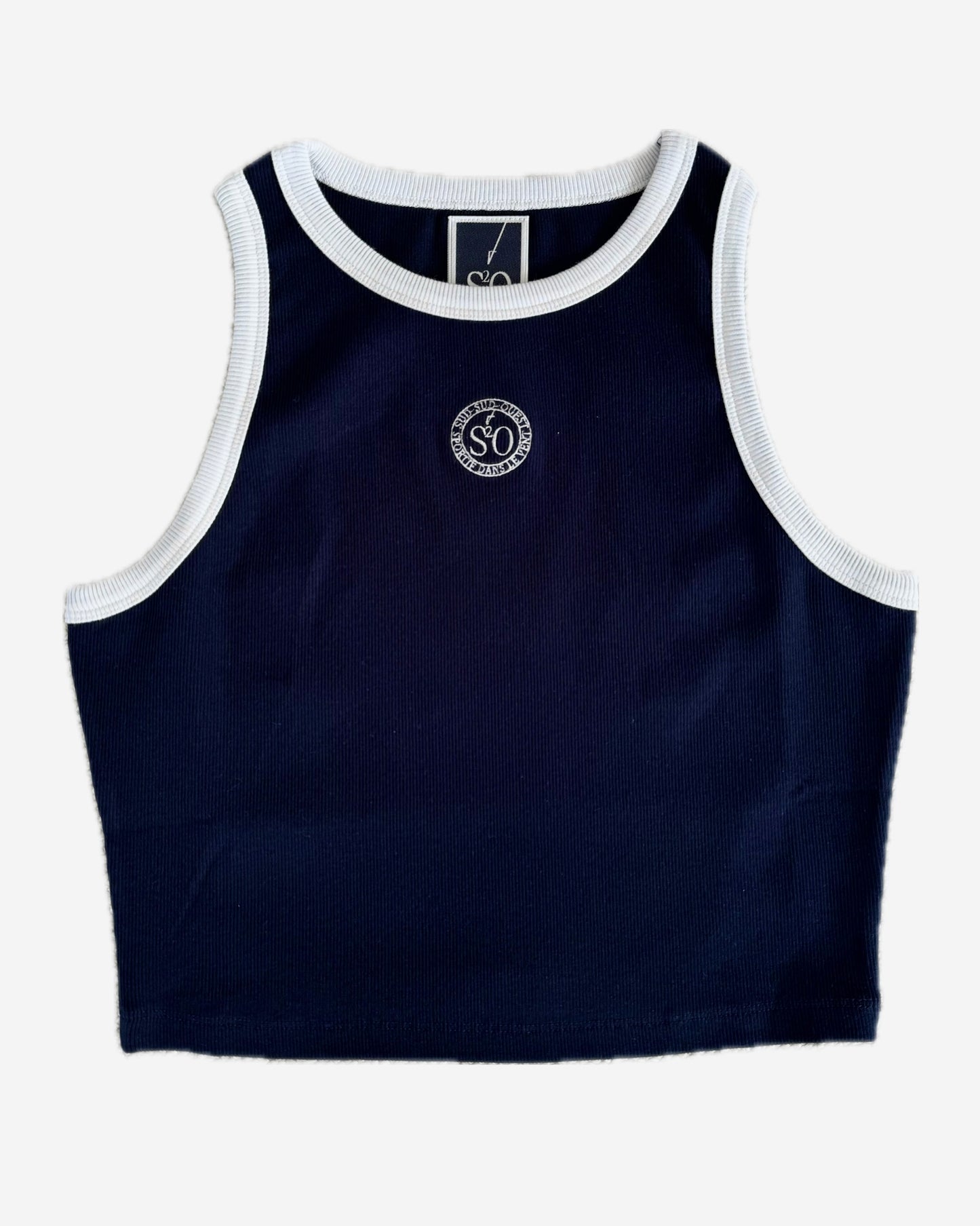 Cropped Rib Tank
