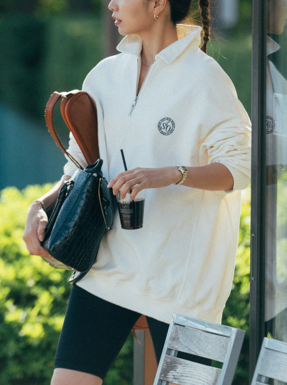 Half Zip Sweatshirt
