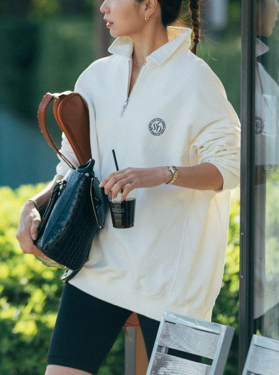 Half Zip Sweatshirt